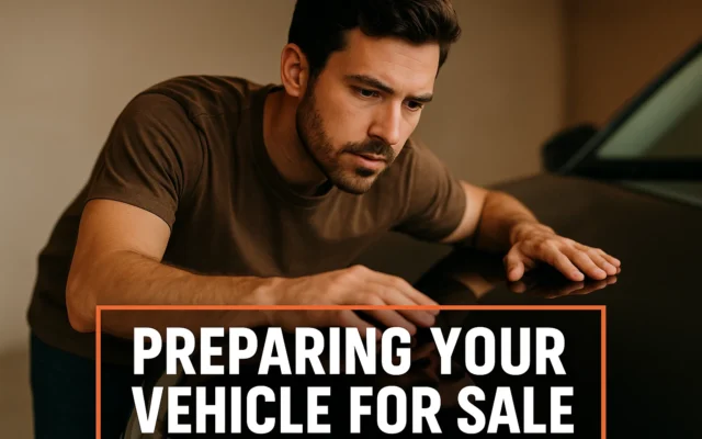 preparing your your vehicle for sale